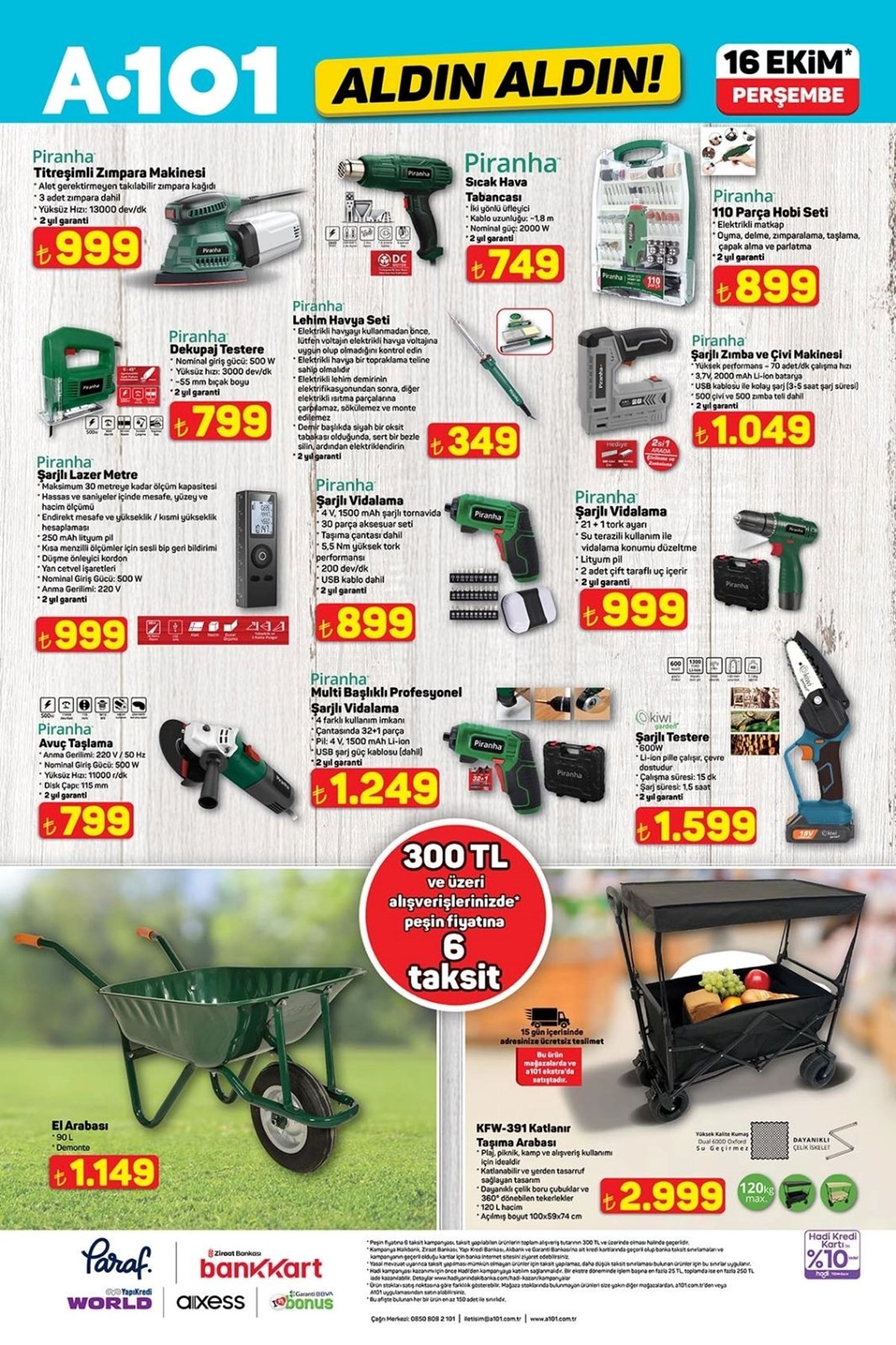 A101 aktüel ürünler kataloğu 16 Ekim 2025: 65 inç HD televizyon, kablosuz şarj standı, su sebili, keman, 125 cc scooter ve tamirat aletleri geliyor - görsel 5