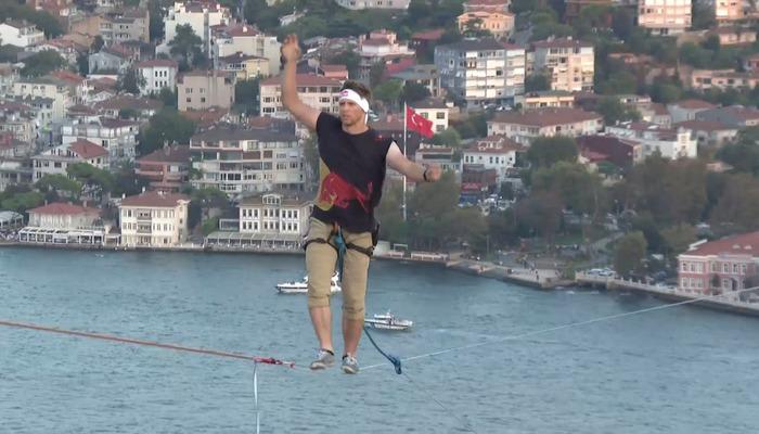 Nefes kesen anlar! Asya'dan Avrupa'ya iple geçti