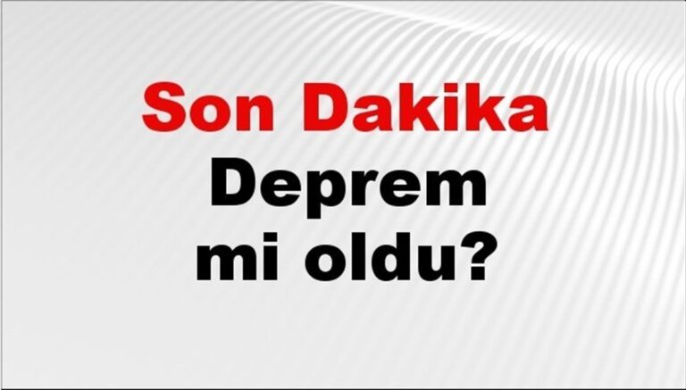 Son dakika Osmaniye’de deprem mi oldu? Az önce deprem Osmaniye’de nerede oldu? Osmaniye deprem Kandilli ve AFAD son depremler listesi 19 Ekim 2025