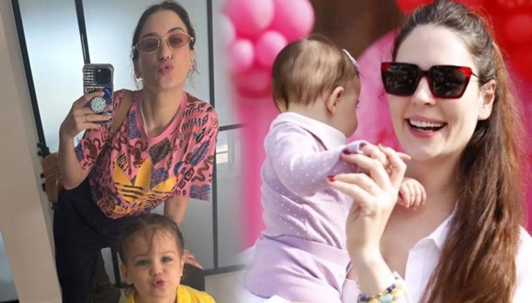 Hazal Kaya ile Yıldız Çağrı Atiksoy’un kızları bir arada – Son Dakika Magazin Haberleri